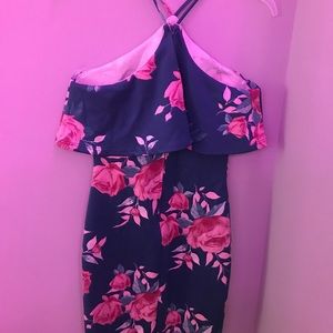 blue flower Dress 💙💗